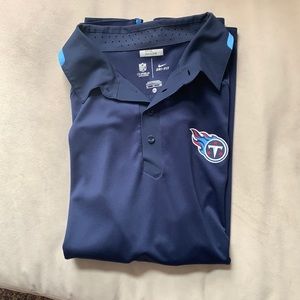 Nike dri fit polo Tennessee Titans